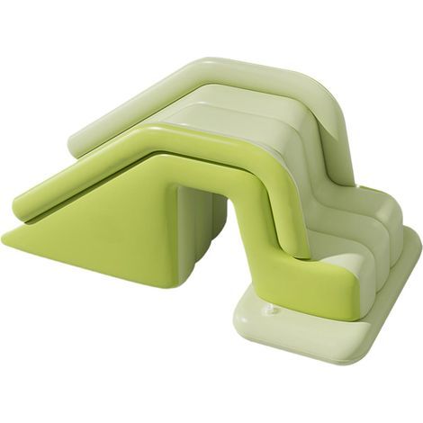Toboggan aquatique gonflable, pliable, fond rembourré, tunnel aquatique avec poignée de sécurité et rangement compact, idéal pour les jeux et activités de loisirs des enfants lors de fêtes et réceptio (1/5)