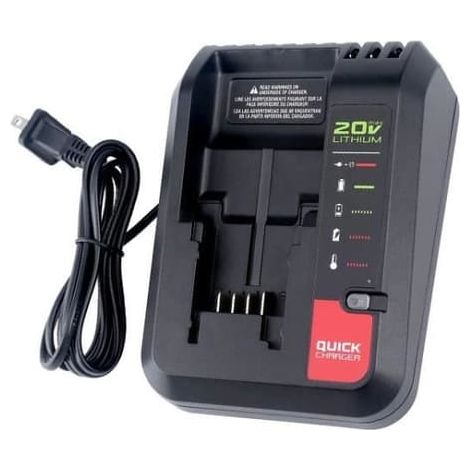 Chargeur de remplacement 2A pour batterie au lithium Black & Decker 18V PORTERKABLE Stanley ch (1/4)