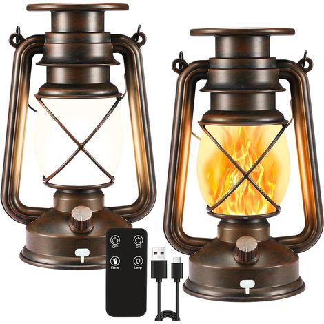 Lanterne solaire d'extérieur, lanterne LED vintage à flamme vacillante suspendue, lampe de camping étanche, allumage/extinction automatique, décoration paysagère pour terrasse, jardin, allée, porche, (1/5)