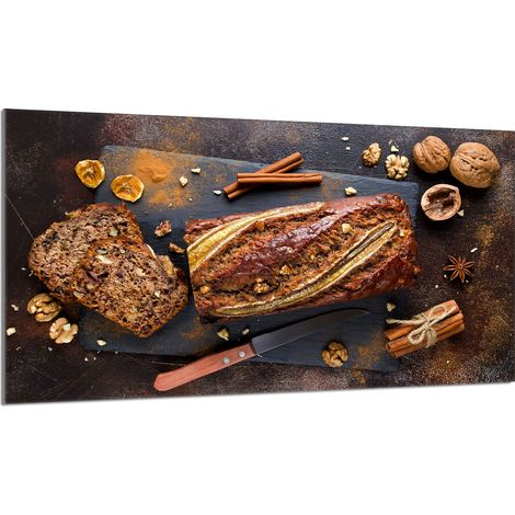 Glasschutzplatte für den Herd 90x52 Brot (1/5)