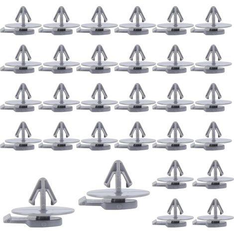 30 Pcs Clips de Fixation Passage de Roue pour R50 R52 R55 R56, Rivet Plastique de Garniture Latérale, Agrafes de Carrosserie de Rechange Robustes