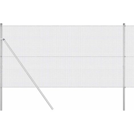 Maison Exclusive - Ground Fix Geschweißter Drahtzaun 10 x 1,4 m (
