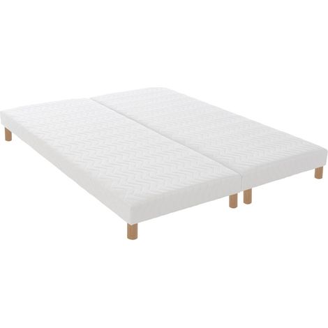 Sommiers en bois massif 2x80x200 cm (1/2)