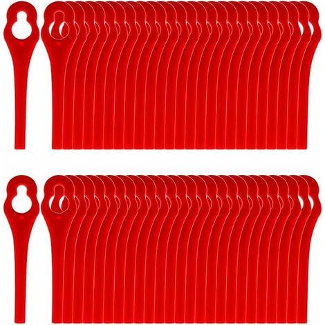 Lot de 100 lames de rechange rouges Pa6 compatibles avec Frta 20 A1. Fat 18b2. Fat 18b3 (3. 30. 4) (1/5)