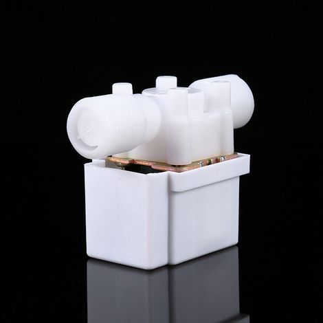 Électrovanne Magnétique 12V DC Normalement Fermée 1/2 Pouce, Soupape Électrique pour Eau et Air, Débit d'Entrée, Commutateur de Flux, Robinet Automatique (1/5)
