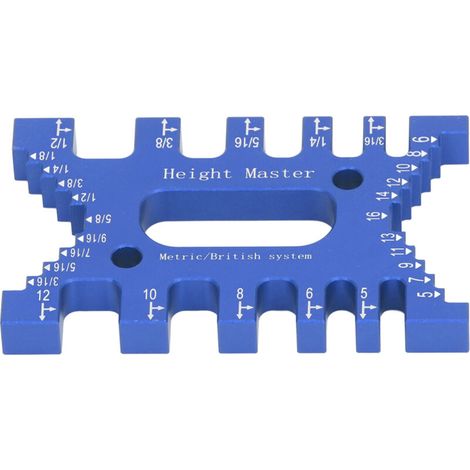 Pied à coulisse à queue d'aronde, échelles Laser de haute précision, routeur de menuiserie, règle de mesure pour le travail du bois, bleu (1/5)