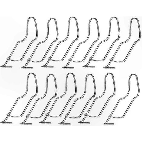 Lot de 50 clips de support pour plantes avec boucles, adaptés aux poteaux en bambou et aux systèmes de treillis de jardin. (1/5)