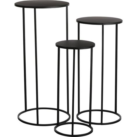 Mica Decorations Table d'appoint Noir H70xl32xL32cm (1/5)