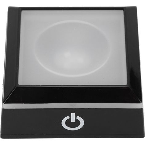 HEEPDD Support d'écran à Base de Lumière LED avec des Couleurs Changeant, Alimentée par USB et à Batterie, Facile Utiliser, Multifonctionnel pour le Décor en Verre d'art en Cristal (1/5)