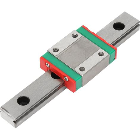 Bloc coulissant miniature noir LML12B pour rail linéaire, longueur 100 mm (1/5)