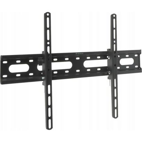 Support Mural TV - 460x460 mm - Vesa 200x200 à 400x400 - Charge Max 40 kg - Noir - 1 Pièce