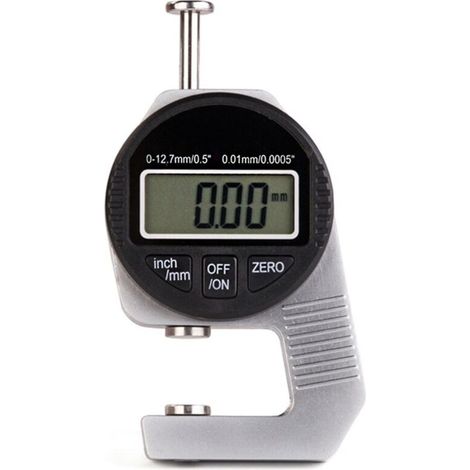Hochpräzises digitales Dickenmessgerät, 0–13 mm, flach (1/5)