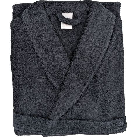 Peignoir de bain ALPHA col châle L