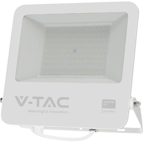 V-TAC PRO LED Phare 100W SMD Puce Samsung Câble 1m Couleur Blanche 6400K IP65 - 23443