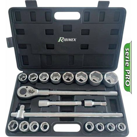 Coffret Poids Lourd 21 Pièces à Douilles 6 Pans - Outils de Précision - Résistance et Durabilité - D-Work