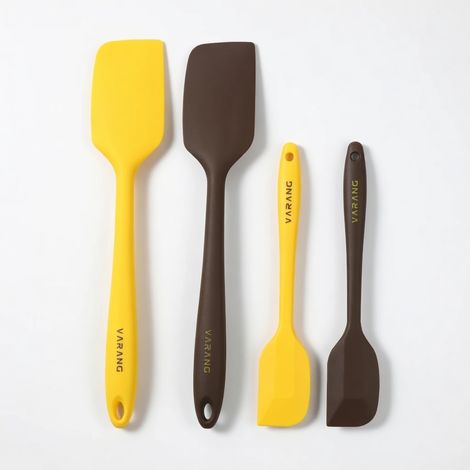 Pinceau à huile en silicone jaune pour pâtisserie et barbecue (1/5)