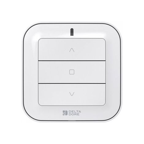Delta Dore – Télécommande radio 1 voie pour volets roulants – Émetteur mural – Configuration 2 positions favorites – Compatible avec moteurs Tymoov (1/2)