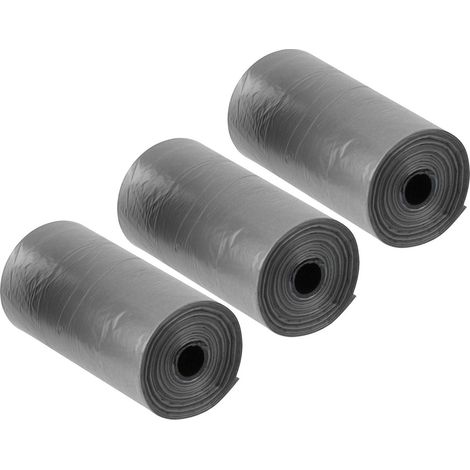Lot de 3 rouleaux de sacs pour crottes de chien Fackelmann (1/3)