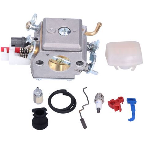Kit carburateur 9 pièces pour tronçonneuses Husqvarna 340 345 346XP 350  Performance optimale  Installation rapide et facile
