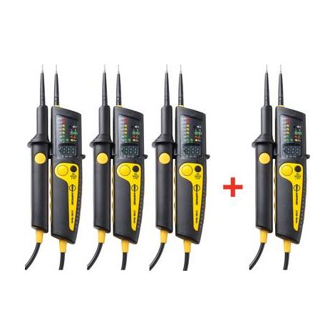 BEHA-AMPROBE 2100-BETA BUNDLE ZWEIPOLIGER SPANNUNGSPRÜFER CAT III 1000 V, CAT IV 600V LCD, LED, VIB FLUKE 4980707 (1/2)
