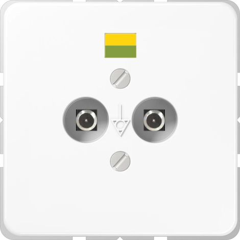 Jung Toma de corriente para compensación de potencial, duroplástico, serie CD, blanco alpino CD 565-2 WW