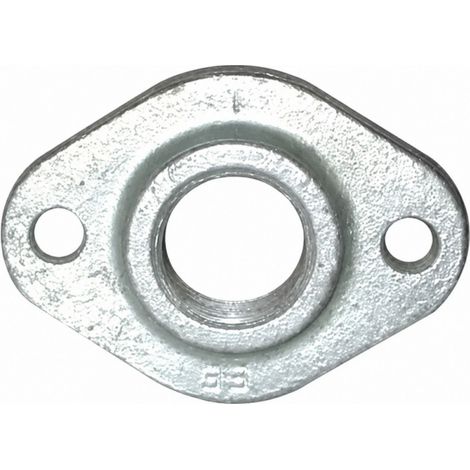 Ovalflansch 40x49 galva