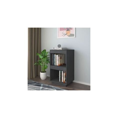 Bibliothèque Gris 40x35x71 Bois de pin massif (1/5)
