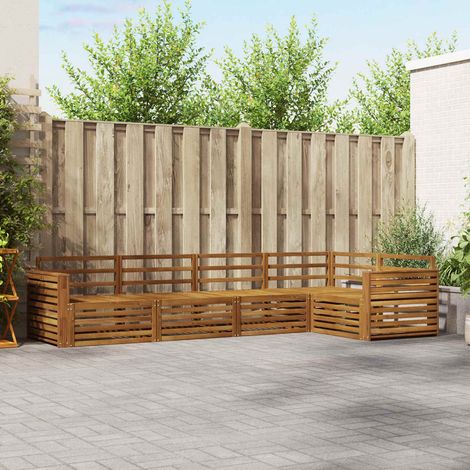 Teenpull – Outdoor-Sofagarnitur 5 Stk. Natur (1/5)