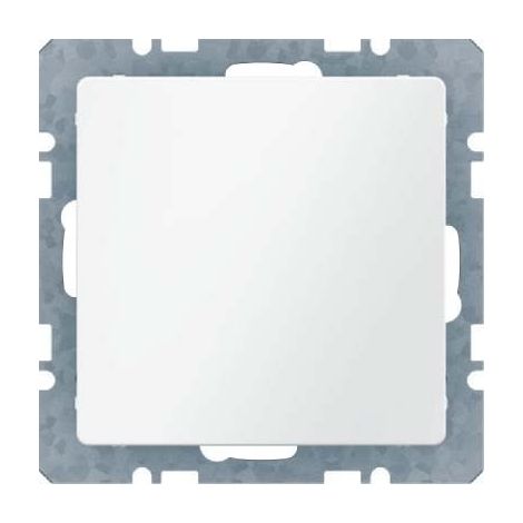 BERKER 6710096089 BLINDVERSCHLUSS MIT ZENTRALSTÜCK BERKER Q.1 POLARWEIß, SAMT