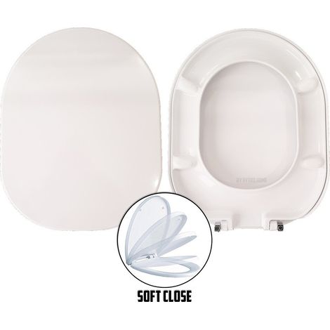 Copriwater Tonic Ideal Standard Soft Close termoindurente bianco come originale (1/4)