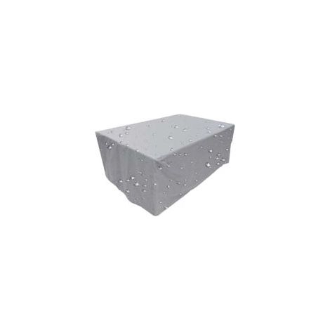Housse Protection Table Jardin, Tissu Oxford 210D imperméable Housse de Protection- Bâche Étanche, Anti-UV Anti-Pluie Anti-Poussière, pour Table, Canapé, Inclinable, Chaises (210x110x70cm)-RAPANDA- Cr (1/4)