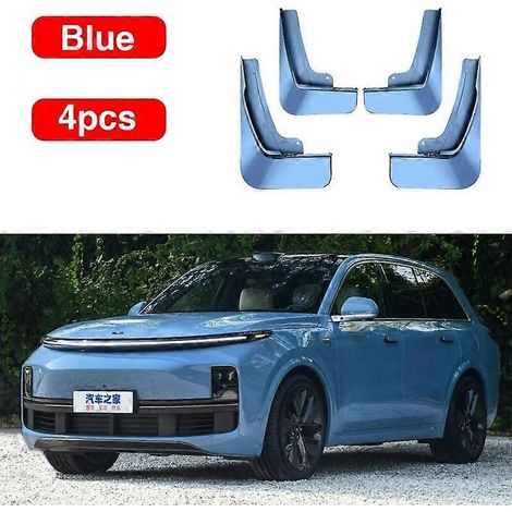Schmutzfänger für Li Auto L8 Lixiang L8 2022 2023 2024 2025 – Spritzschutz-Schmutzfänger, Kotflügel-Schmutzfänger-Set, Außenset, Autozubehör – Blau (1/5)