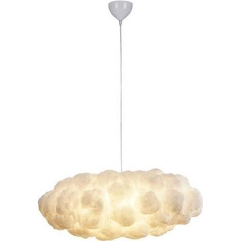 Dekorative schwebende Wolkenlampe (mit Leuchtmittel) – warmes Licht (1/4)