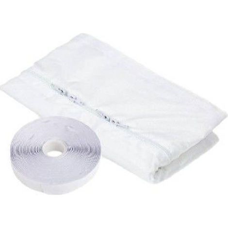 Kit Calfeutrage Climatiseur Mobile Porte Fenetre 300cm, Portable ac window vent kit pour Climatiseurs, Sèche-linge et Déshumidificateurs Tuyau évacuation Calfeutrage Fermeture éclair (1/4)
