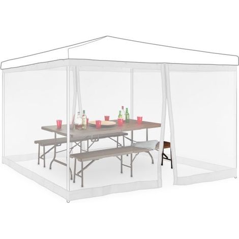 Mosquito net for 3x3m pavilion white (1/5)
