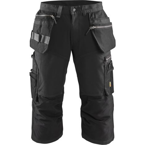 Pantalón de trabajo stretch 1597 - Negro L - FR(46) - SE(C52) - Corto