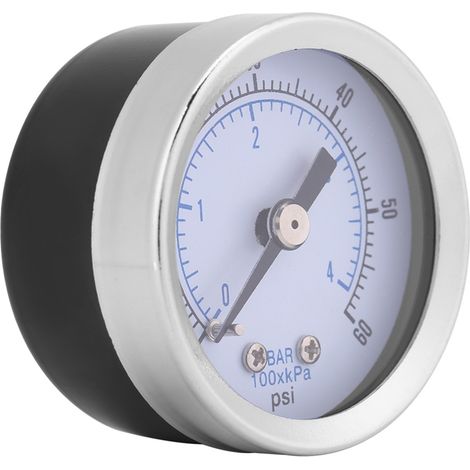 Manometer für Wasser, Luft und Öl (0–60 psi / 0–4 bar, 1/8 NPT). (1/5)
