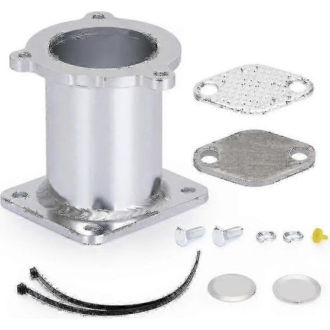 Kit de suppression de vanne EGR en aluminium (avec soupape de dérivation) compatible avec les BMW Série 5 E60, E61, 520i, 525d, 530d et 535d. (1/5)