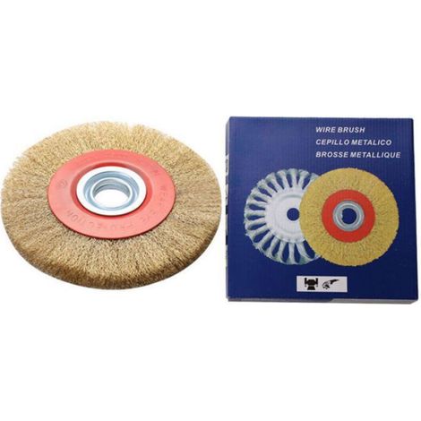 Brosse à disque en acier – 0,3 mm trempé – Pour décapage et polissage – 150 mm (1/4)