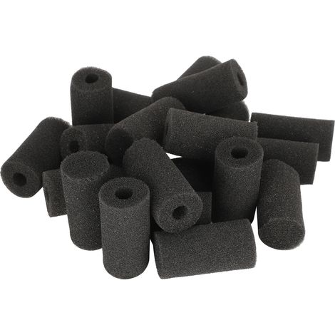 20 pièces éponge protection entrée filtration aquarium bassin poisson bouche d'aspiration rechange trou fin (1/5)