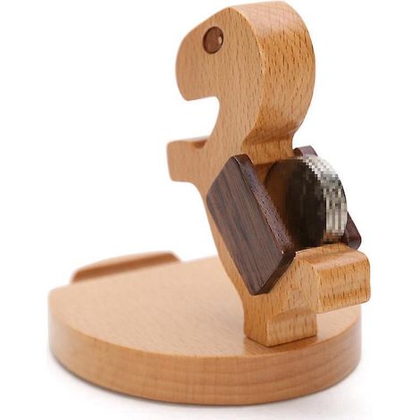 Niedlicher Handyhalter in Pferdeform, Smartphone-Ständer aus Holz, Tischständer für alle Handys, Tier-Handyhalter, Schreibtischdekoration