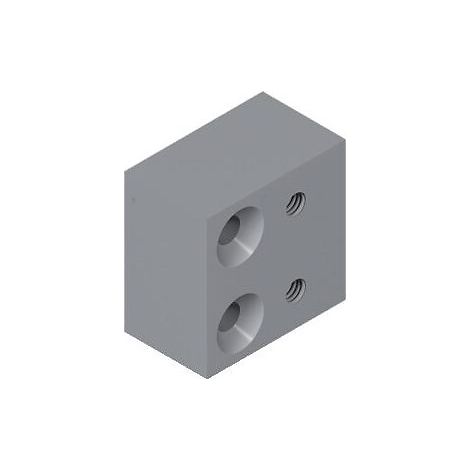 Cale finition blanc pour verrou 6218 pour coulissant menuiserie aluminium - LA CROISÉE DS