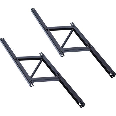 Charnières de Meuble à Ressort, Charnière de Levage de Table de Dessus, Support de Cadre de Bureau Pliable avec Charnières de Montage et Ressort pour Table Basse (1 Paire) (1/5)