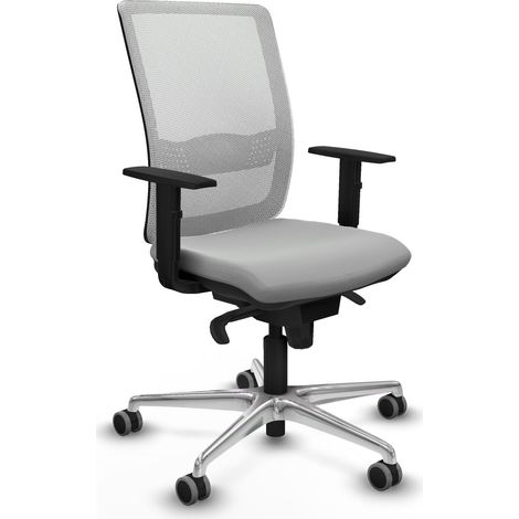 Chaise piqueras y crespo Haches blanc aluminium cuir synthétique (1/2)