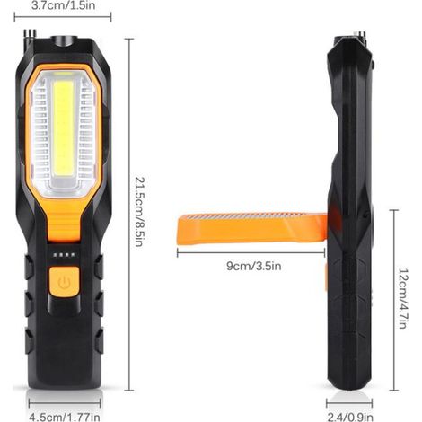Lampe de Travail COB Baladeuse LED Ultra Lumineuse USB Rechargeable -CYA (1/5)