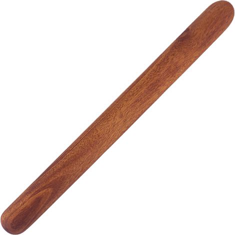 Rouleau à pâtisserie (12 pouces) rouleau à pâtisserie en bois pour pizza, pâtes, fudge, boulettes, pâte à pain, poêles antiadhésives (1/5)