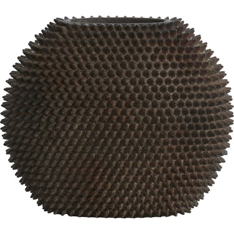 Vaso CALDRAS in plastica marrone di Light & Living – 43x18,5x35