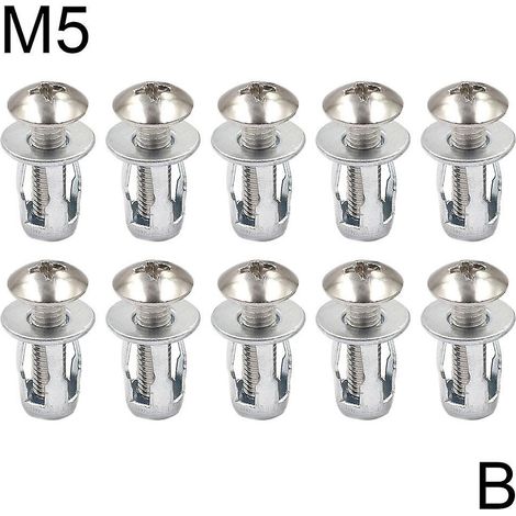 10 écrous à oreilles M4M5M6 pour vis métalliques de voiture, en fer DE.