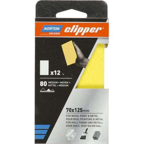 Papier abrasif 70x125mm NORTON 66261131058 (1/3)