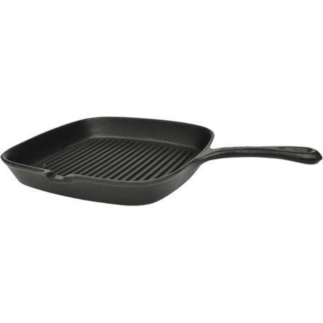 Poêle grille en fonte 24x23 cm (1/4)